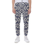 Native Indian Navajo Pattern Print Scuba Joggers