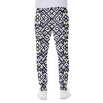 Native Indian Navajo Pattern Print Scuba Joggers