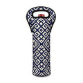 Native Indian Navajo Pattern Print Single Neoprene Wine Tote