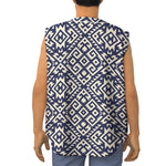 Native Indian Navajo Pattern Print Sleeveless Baseball Jersey