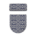 Native Indian Navajo Pattern Print Toilet Lid And Tank Cover Set