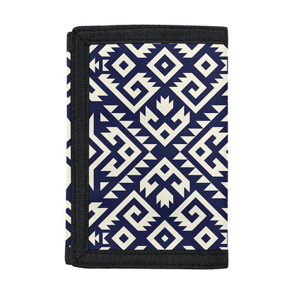 Native Indian Navajo Pattern Print Trifold Wallet