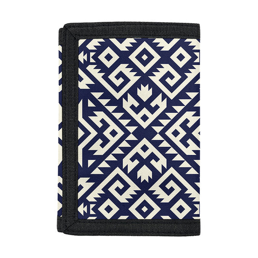 Native Indian Navajo Pattern Print Trifold Wallet