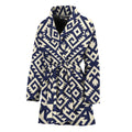 Native Indian Navajo Pattern Print Women's Bathrobe