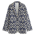 Native Indian Navajo Pattern Print Women's Blazer