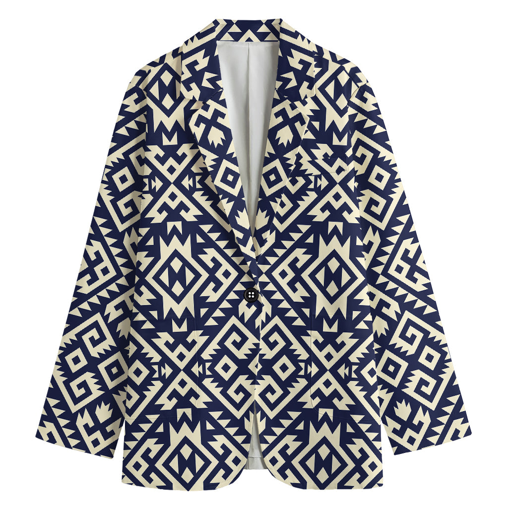 Native Indian Navajo Pattern Print Women's Blazer