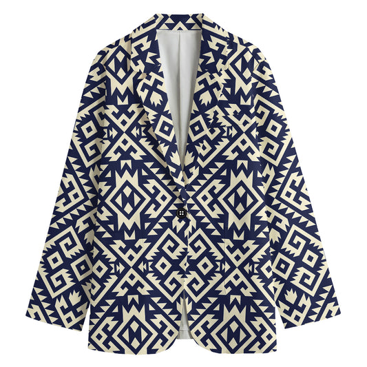 Native Indian Navajo Pattern Print Women's Blazer