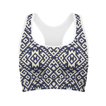 Native Indian Navajo Pattern Print Women's Sports Bra