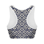 Native Indian Navajo Pattern Print Women's Sports Bra