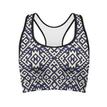 Native Indian Navajo Pattern Print Women's Sports Bra