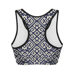 Native Indian Navajo Pattern Print Women's Sports Bra
