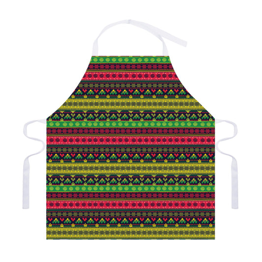 Native Indian Tribal Pattern Print Adjustable Apron