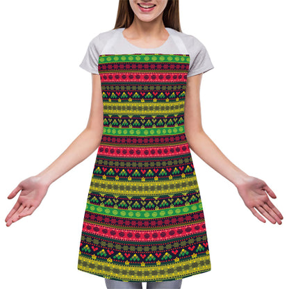 Native Indian Tribal Pattern Print Adjustable Apron
