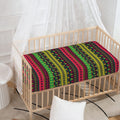 Native Indian Tribal Pattern Print Baby Crib Sheet