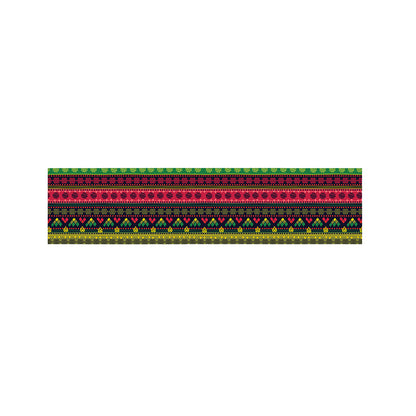 Native Indian Tribal Pattern Print Bed Runner