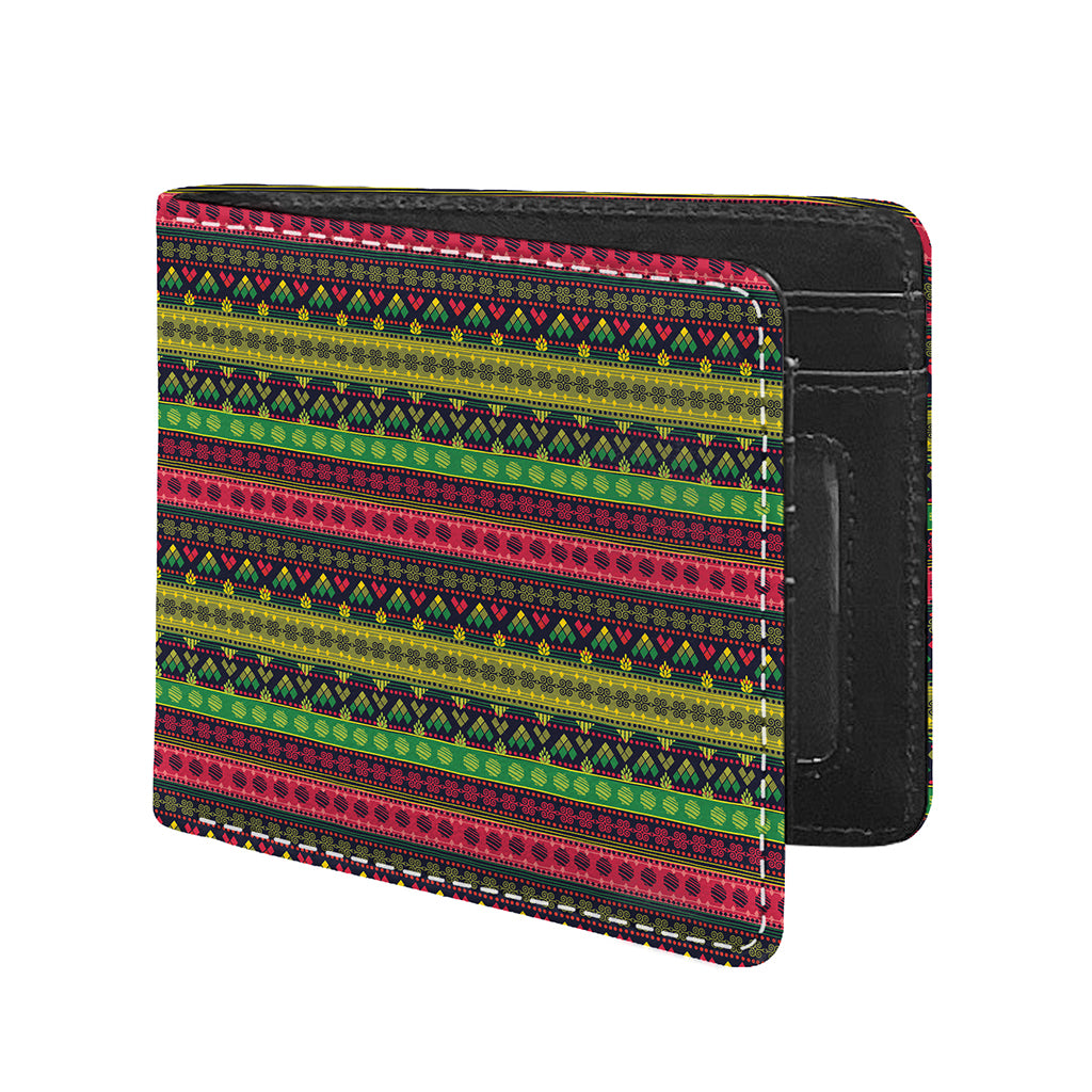 Native Indian Tribal Pattern Print Bifold Wallet