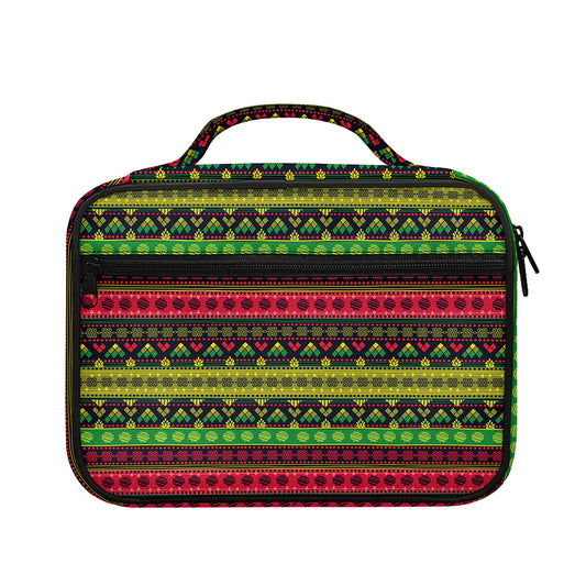 Native Indian Tribal Pattern Print Briefcase Bible Bag
