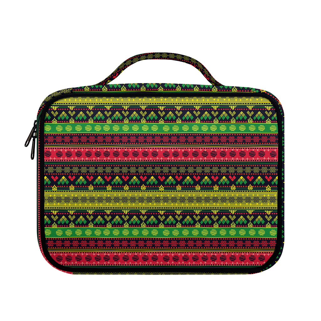 Native Indian Tribal Pattern Print Briefcase Bible Bag