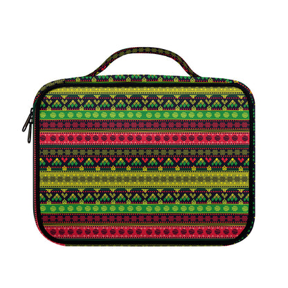 Native Indian Tribal Pattern Print Briefcase Bible Bag