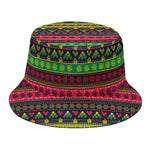 Native Indian Tribal Pattern Print Bucket Hat