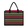 Native Indian Tribal Pattern Print Canvas Tote Bag