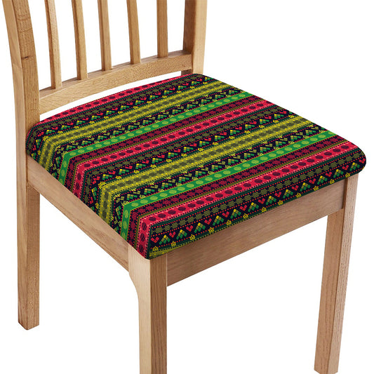 Native Indian Tribal Pattern Print Chair Cushion Cover