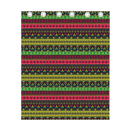 Native Indian Tribal Pattern Print Curtain