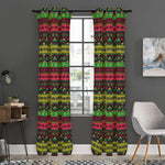 Native Indian Tribal Pattern Print Curtain