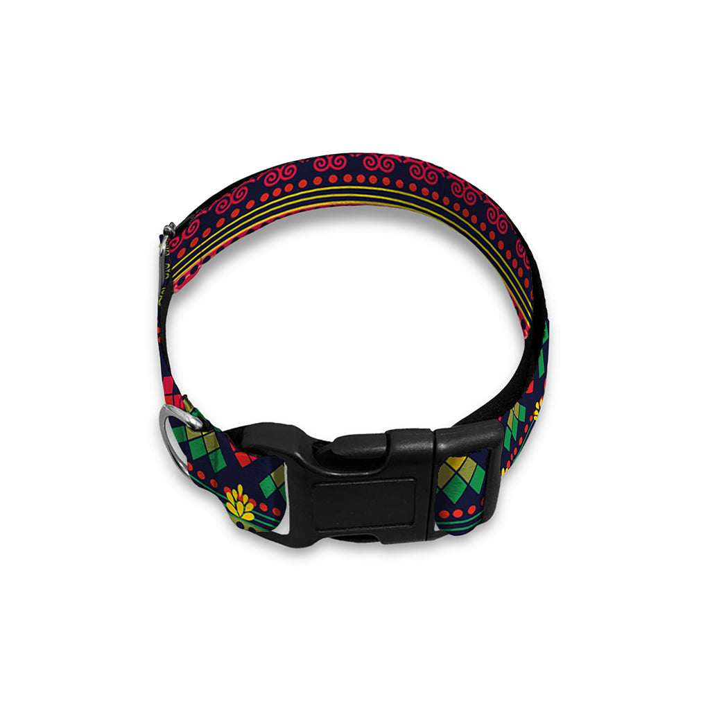 Native Indian Tribal Pattern Print Dog Collar