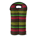 Native Indian Tribal Pattern Print Double Neoprene Wine Tote