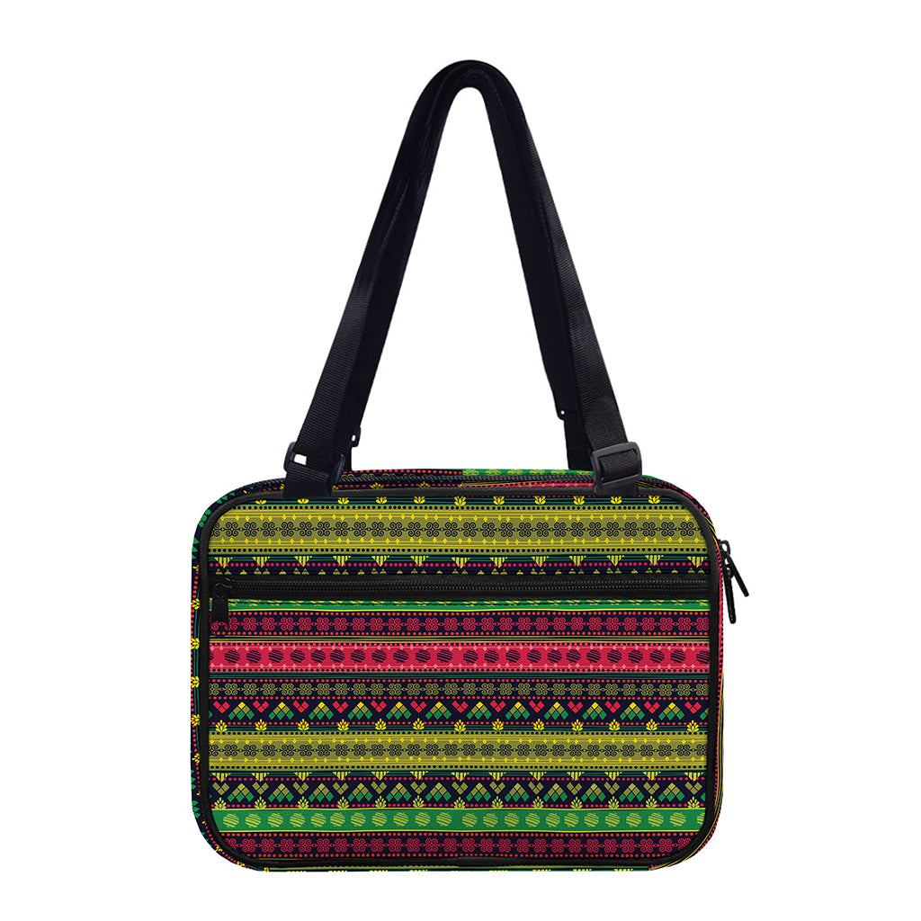 Native Indian Tribal Pattern Print Double Strap Bible Bag
