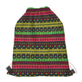Native Indian Tribal Pattern Print Drawstring Bag