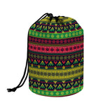 Native Indian Tribal Pattern Print Drawstring Makeup Bag