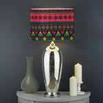 Native Indian Tribal Pattern Print Drum Lamp Shade