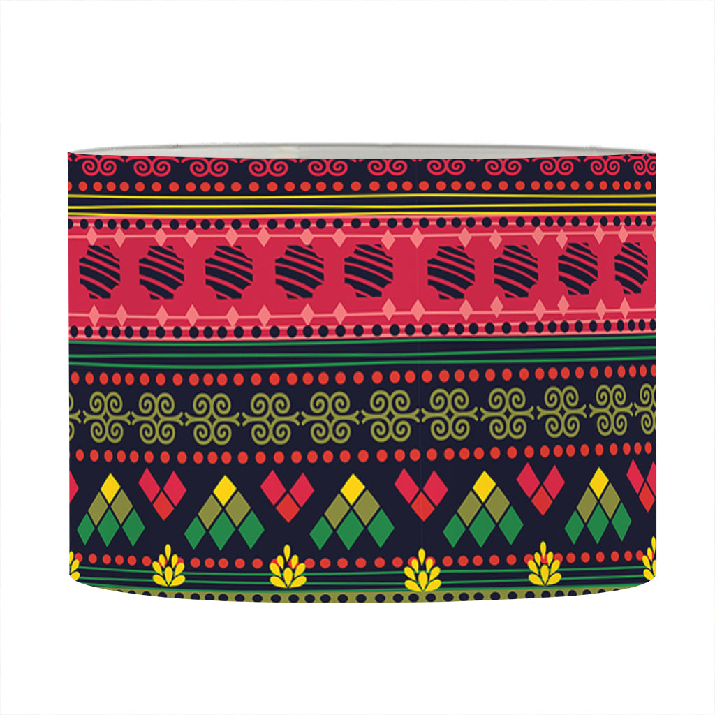 Native Indian Tribal Pattern Print Drum Lamp Shade