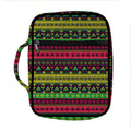 Native Indian Tribal Pattern Print Front Pocket Bible Bag