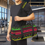 Native Indian Tribal Pattern Print Gym Bag