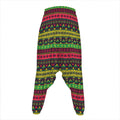 Native Indian Tribal Pattern Print Hammer Pants