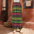 Native Indian Tribal Pattern Print Harem Pants