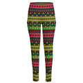 Native Indian Tribal Pattern Print High-Waisted Pocket Leggings