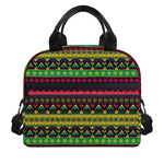 Native Indian Tribal Pattern Print Insulated Lunch Bag