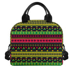 Native Indian Tribal Pattern Print Insulated Lunch Bag