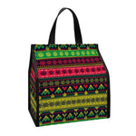 Native Indian Tribal Pattern Print Insulated Lunch Tote