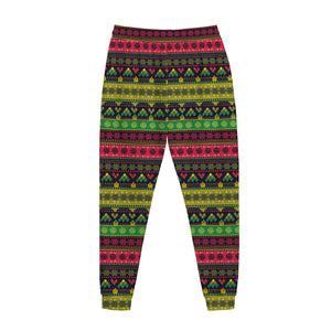 Native Indian Tribal Pattern Print Jogger Pants