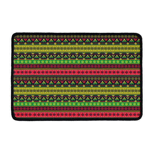 Native Indian Tribal Pattern Print Kitchen Mat