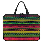 Native Indian Tribal Pattern Print Laptop Sleeve With Handle