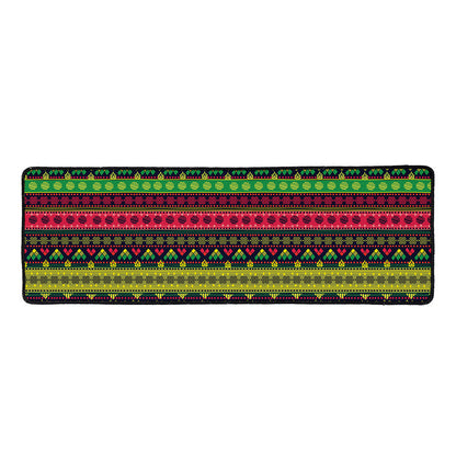 Native Indian Tribal Pattern Print Long Kitchen Mat