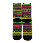Native Indian Tribal Pattern Print Long Socks