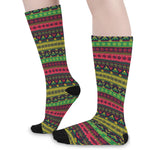 Native Indian Tribal Pattern Print Long Socks