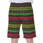 Native Indian Tribal Pattern Print Men's Beach Shorts